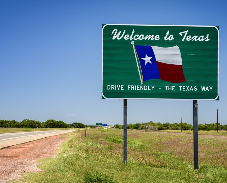 Welcome to Texas State Sign